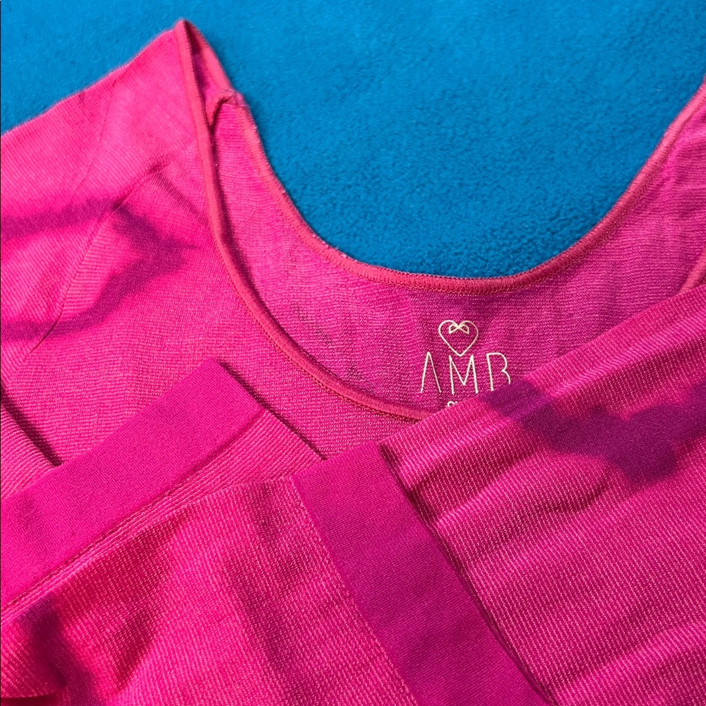 Hot Magenta TieDye Stocking Top AMB O/S NWOT - Picture 10 of 10